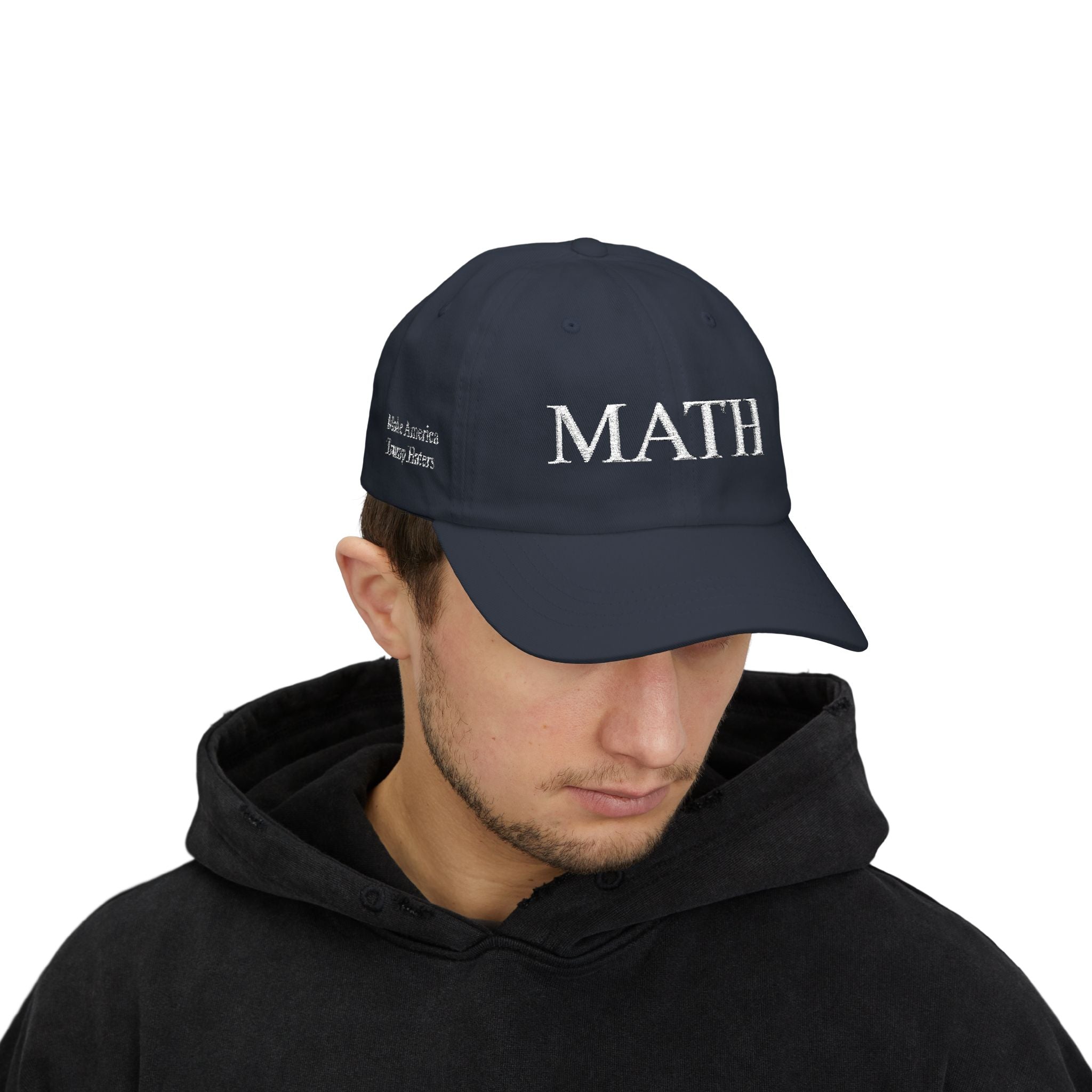 MATH Cap (Fully Loaded) | Embroidered Number Back | Casual Baseball Hat