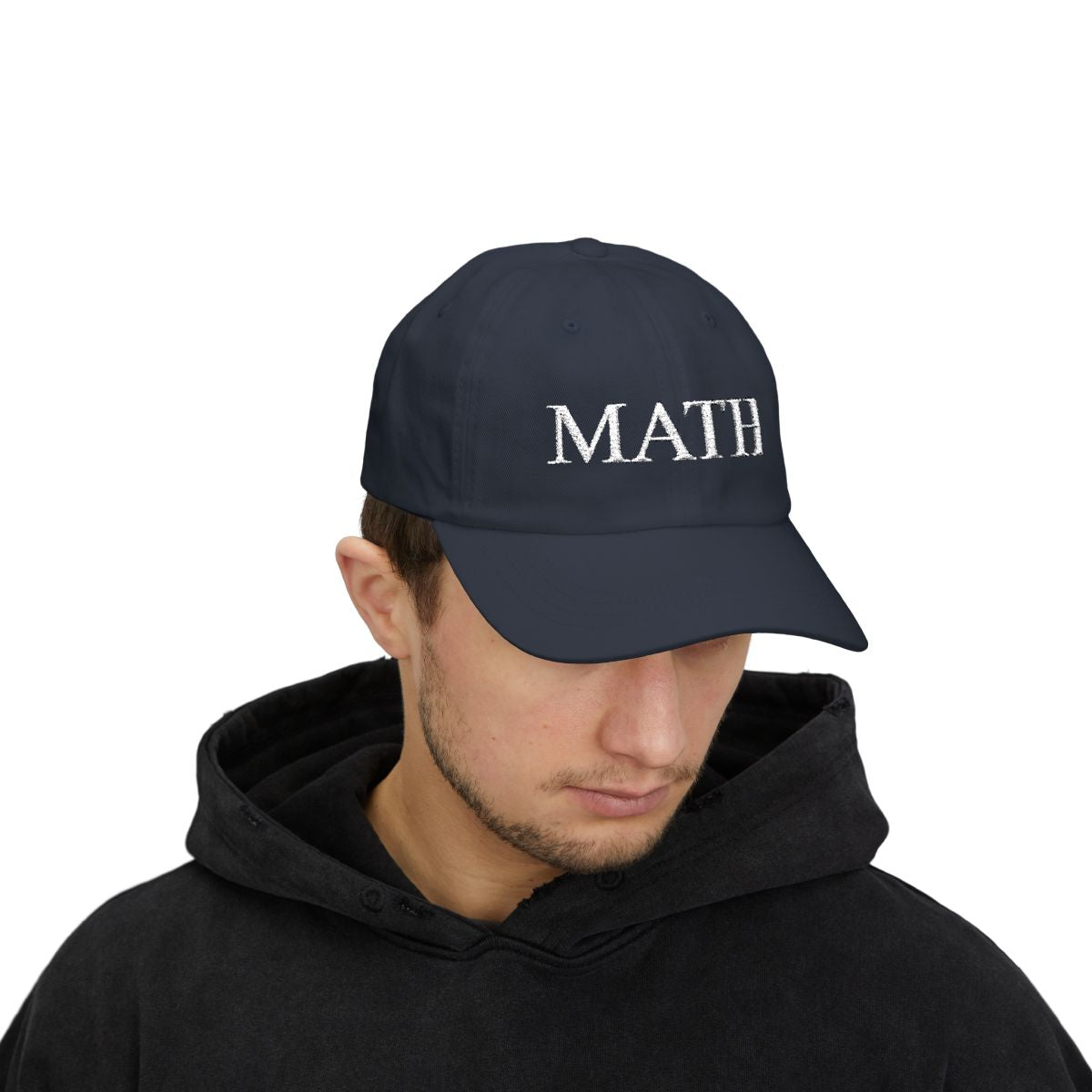 MATH Cap (Patriot Edition) | Embroidered Flag on Back | Casual Baseball Hat