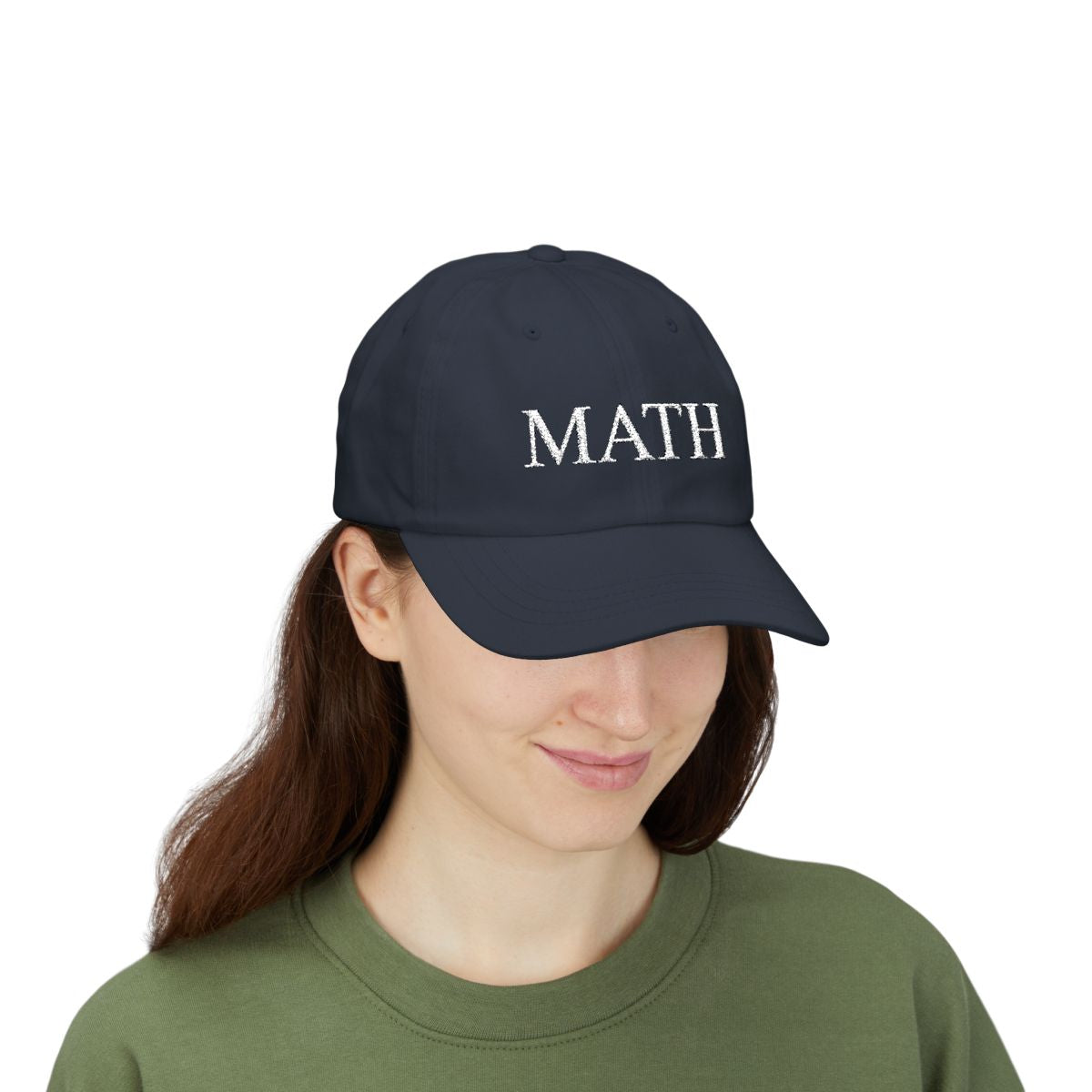 MATH Cap (Patriot Edition) | Embroidered Flag on Back | Casual Baseball Hat